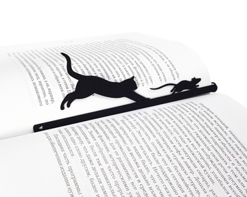 Закладка для книг «Кіт та миша» BM02_cat_mouse