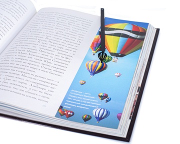 Закладка для книг «Повітряна куля» BM01_hot_air_balloon
