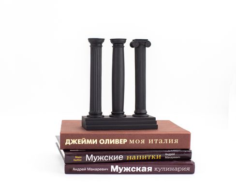 Тримач для книг «Три античні колони» (чорні) 161908264147913