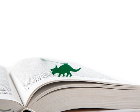Закладка для книг «Динозавр Трицератопс» 1619177635910