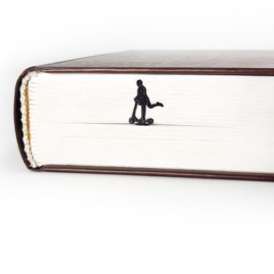 Закладка для книг &laquo;Джентельмен на самокате&raquo;