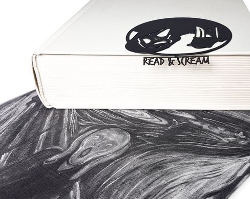 Закладка для книг &laquo;Read and scream&raquo;