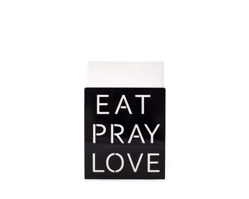 Упор для книг «Їж, молись, кохай» 1619106234438