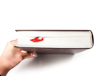 Закладка для книг «Ретро самолет» 1619031556166