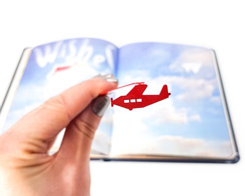 Закладка для книг «Ретро самолет» 1619031556166