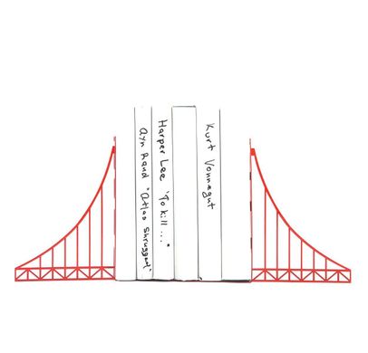 Упоры для книг металлические «Мост Золотые ворота» 1619367428166