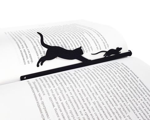 Закладка для книг «Кіт та миша» 16194424668863