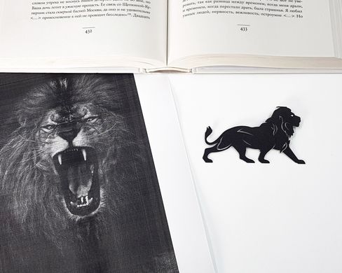Закладка для книг «Царь зверей» BM02_king_animals