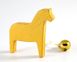 Деревянная лошадка Дала (жёлтая), фото – 2
