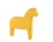 Деревянная лошадка Дала (жёлтая), фото – 1