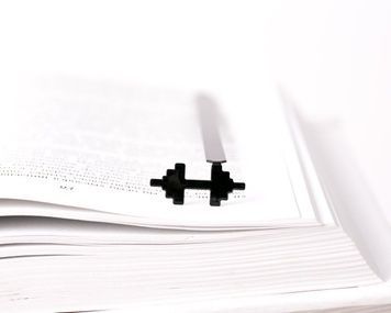 Закладка для книг &laquo;Штанга&raquo;