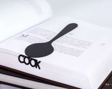 Закладка для книг «Cook» BM02_spoon_cook