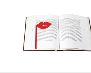 Закладка для книг «Красные губы» 1619401703499