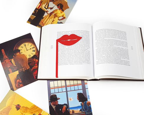 Закладка для книг «Красные губы» BM02_red_lips
