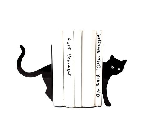 Упоры для книг «Кошка и книги» 1619096731718