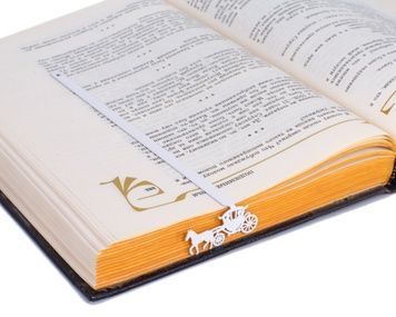 Закладка для книг &laquo;Свадебная карета&raquo;