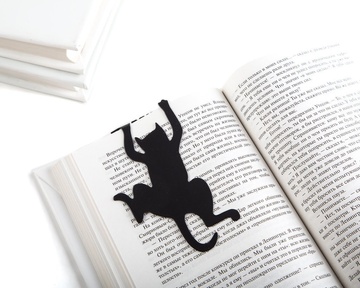 Закладка для книг «Бібліотечний кіт» BM02_library_cat