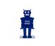 Держатель для книг «Читающий робот» (синий), фото – 1