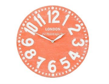 Настінний годинник «Лондон» (коралові). 1619322994758