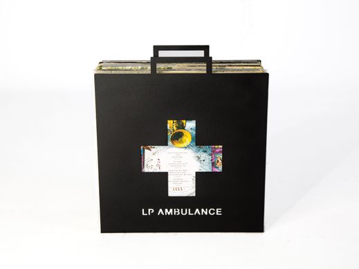 Металевий контейнер – стійка для платівок «LP Ambulance» 2011723300937