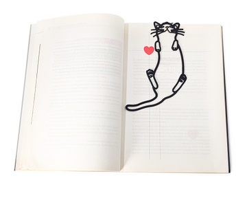 Закладка для книг «Котик-муркотик» BM02_purr_cat
