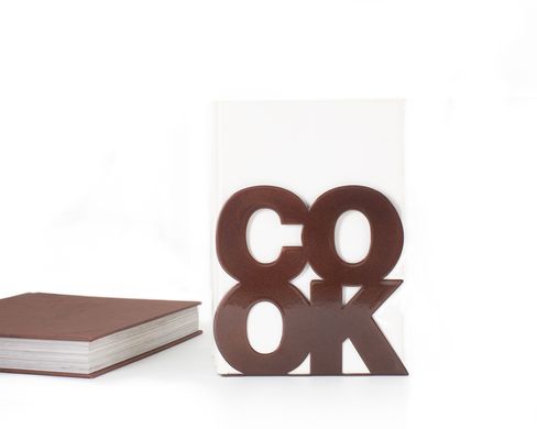 Упор для книг «Cook» (коричневий перламутровий) 16191105270461