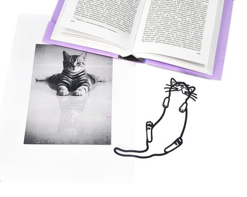 Закладка для книг «Котик-муркотик» 161944246688621