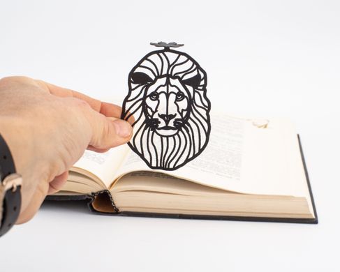 Закладка для книг «Лев» BM02_lion_head