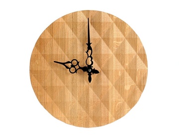 Настінний годинник «Ромбарікіс» різьблення по дереву. 1619319586886