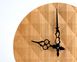 Настінний годинник «Ромбарікіс» різьблення по дереву., фото – 3