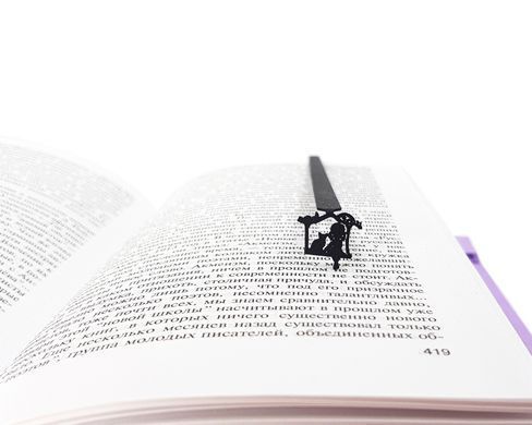 Закладка для книг &laquo;Девочка с котом&raquo;