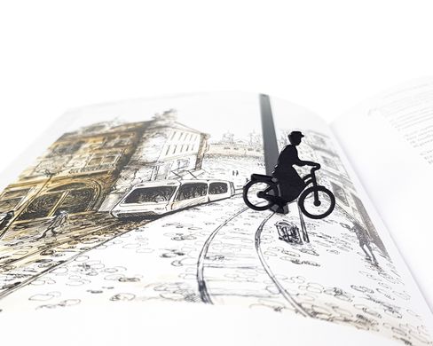 Закладка для книг «Пани на велосипеде» 1619396526150