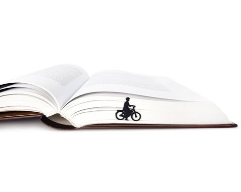 Закладка для книг «Пані на велосипеді» 1619396526150