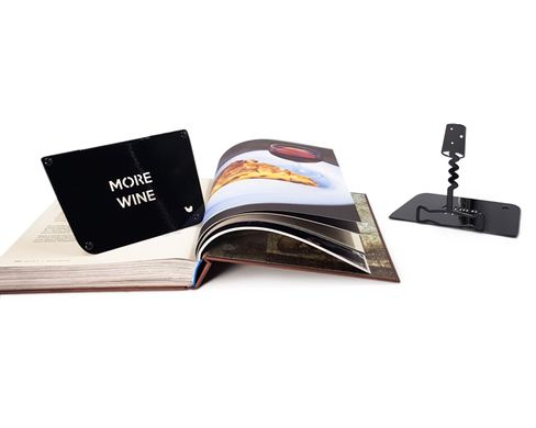 Упоры для книг «More wine, less whine» 16190708777661