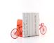Книжные держатели металлические «Велосипед» (красный), фото – 2