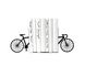 Книжкові держателі металеві «Велосипед» (чорний колір), фото – 1
