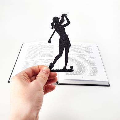 Закладка для книг &laquo;Гольфистка&raquo;