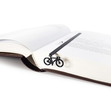 Закладка для книг «Велосипед» (чорний) BM01_bike_blk