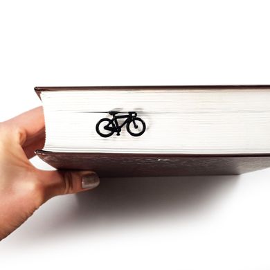 Закладка для книг «Велосипед» (чёрный) 1619016712262