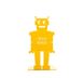 Держатель для книг «Читающий робот» (жёлтый), фото – 2