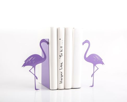 Держатели для книг «Фламинго» (фиолетовые) 1619188056134