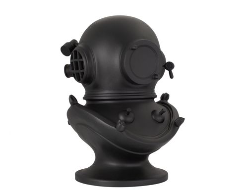 Скульптура из гипса Шлем Водолаза (черный) 16192908493505