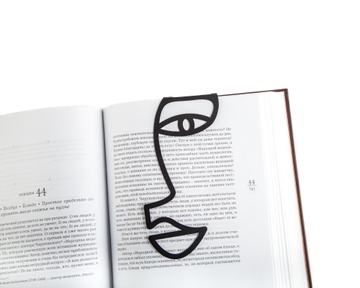 Закладка для книг «Нарисованное лицо» BM02_face