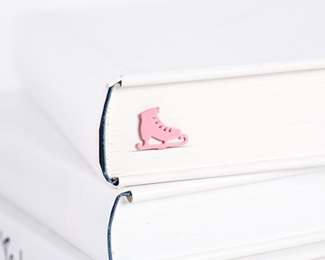 Закладка для книг «Рожеві ковзани» BM01_skates_pnk