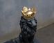 Бюст Льва с короною (чёрный), фото – 4