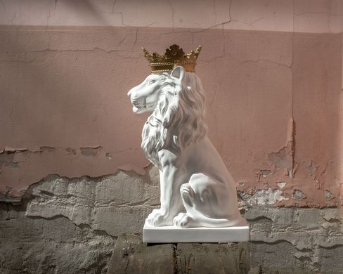 Бюст Льва с короною (белый) 1619418054727112