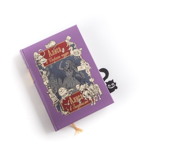Закладка - разделитель для книг «Алиса в стране чудес» BM02_cheshire_cat