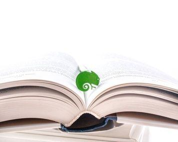 Металева закладка для книг &laquo;Хамелеон&raquo;