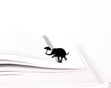 Закладка для книг «Слон с зонтиком» BM_elephant_umbrella