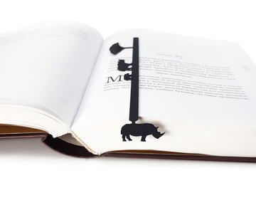Закладка для книг «Носорог» BM02_rhino